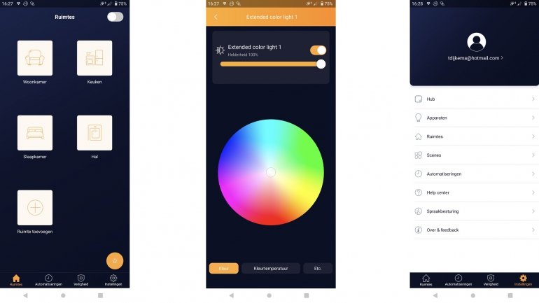 AduroSmart-app slimme lampentest