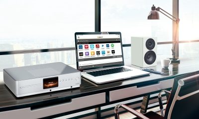 render of modern computer workplace setup