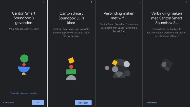 Canton Smart Soundbox 3 Google Home installatie