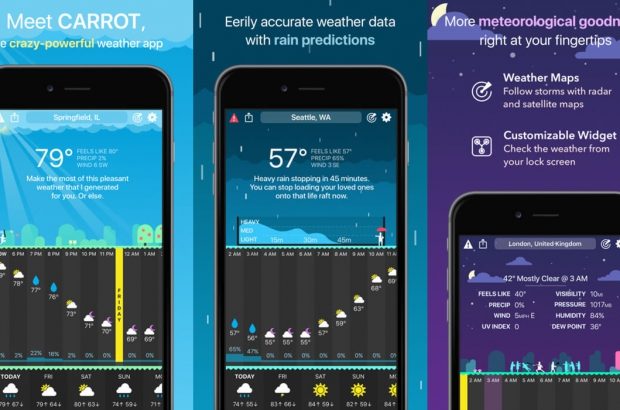Carrot Weather app