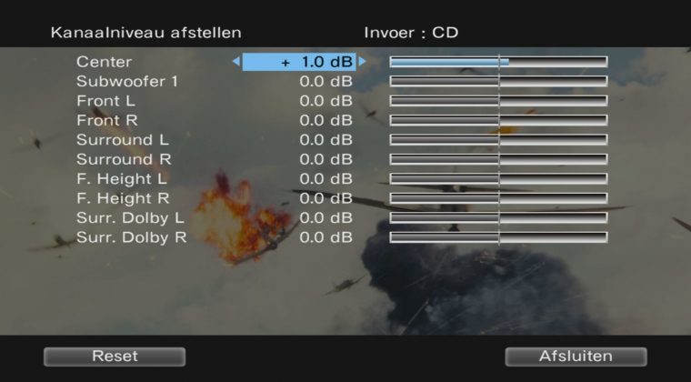 Denon AVC-A110 review tv interface 4