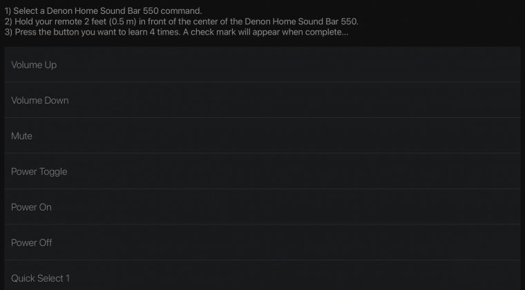 Denon Home 550 HEOS app 2