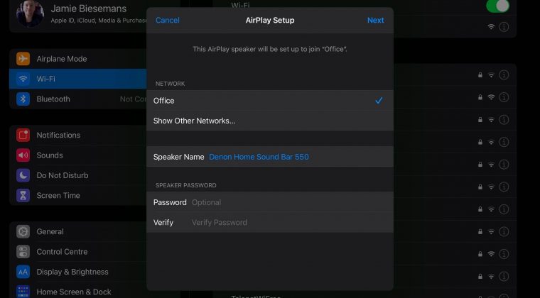 Denon Home 550 installatie 1