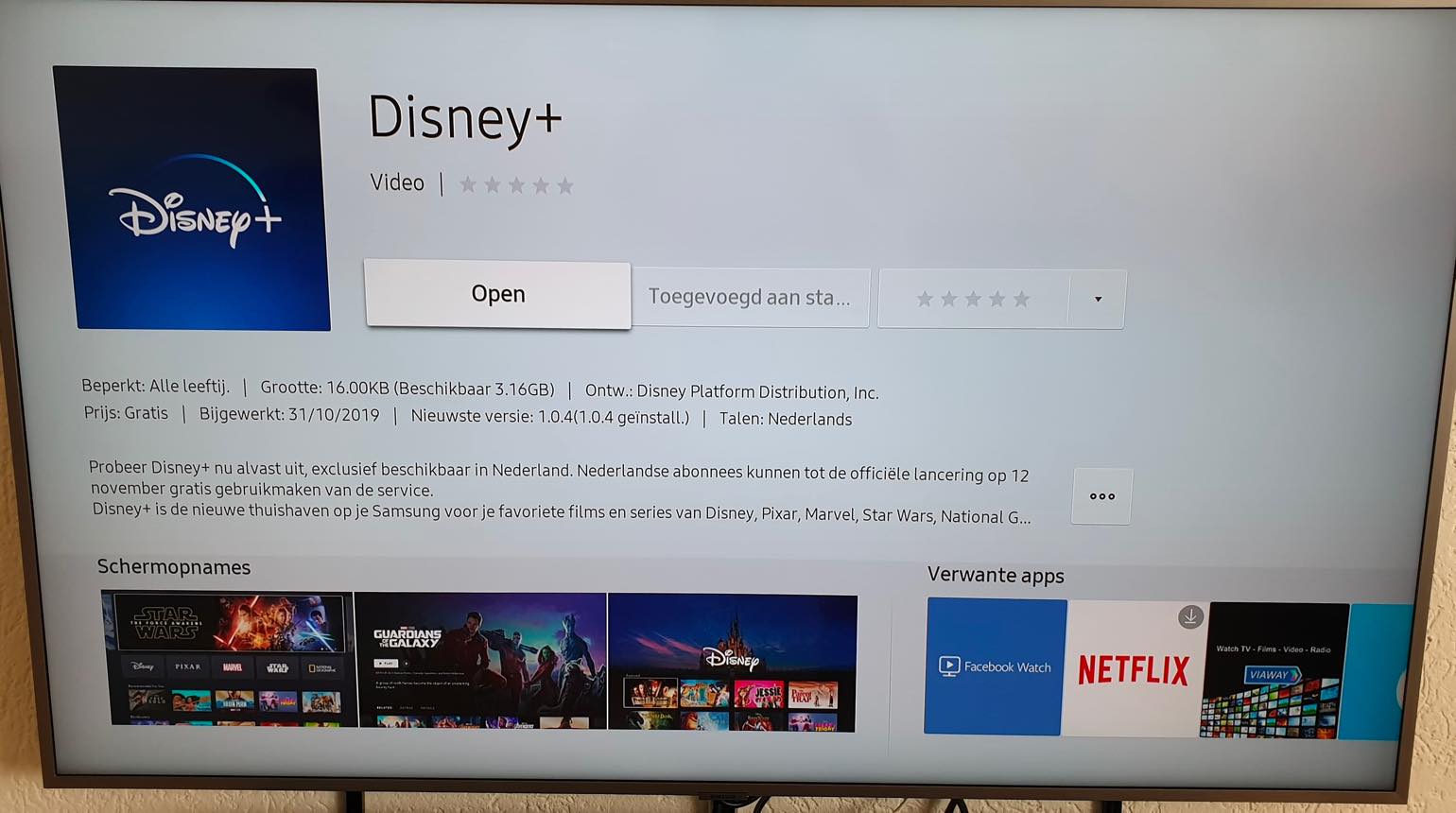 Disney+ nu te downloaden voor Samsung smart tv&#39;s | FWD