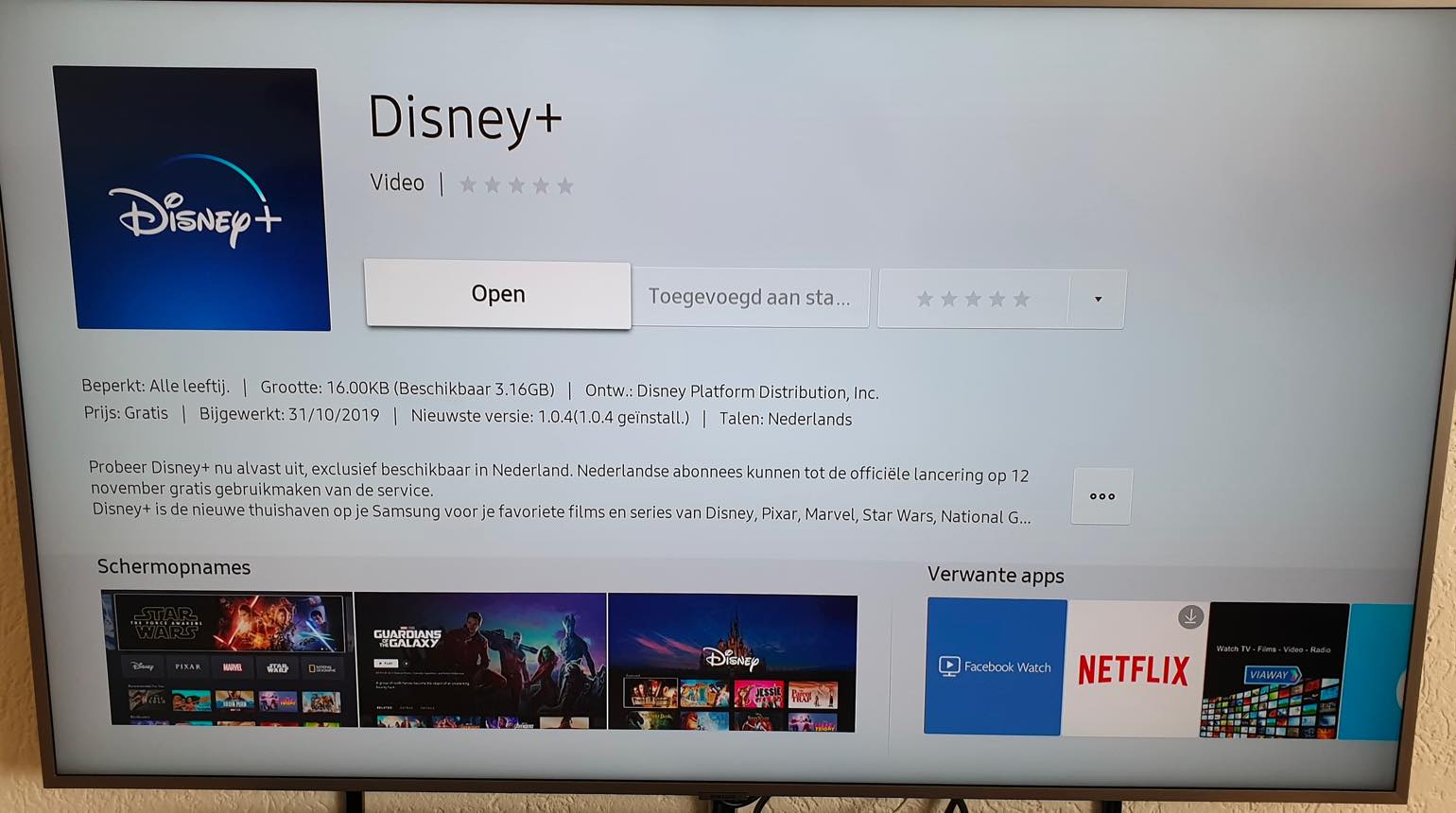 Disney Nu Te Downloaden Voor Samsung Smart Tv S Fwd