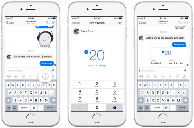Facebook Messenger betaling