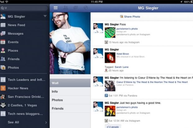 Facebook-iPad