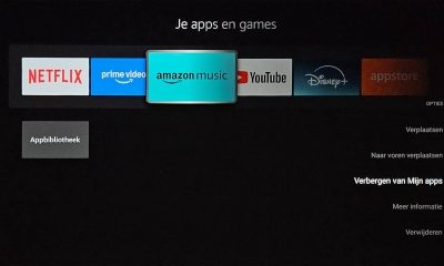 Fire TV-apps-sorteren