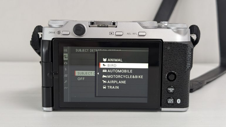 AI autofocusdetectie Fujifilm