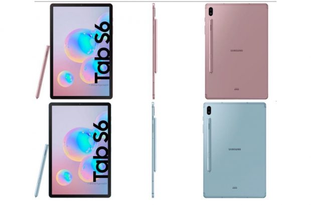 Galaxy Tab S6 renders