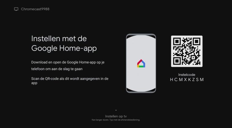 Google Chromecast 2020 installatie 2
