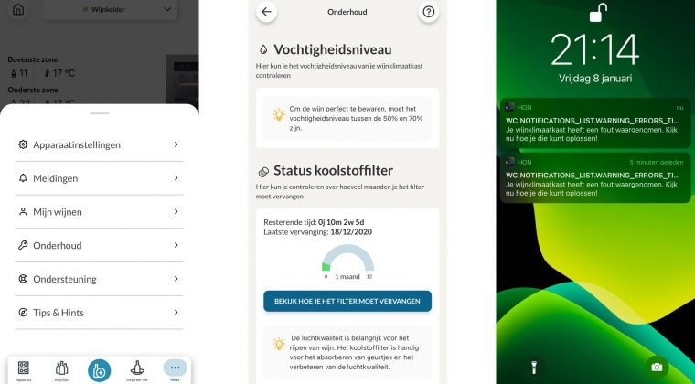 Haier wijnklimaatkast review – app 2