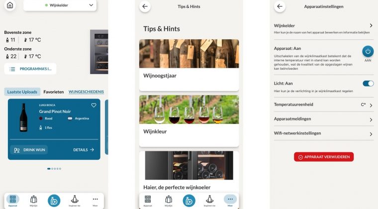 Haier wijnklimaatkast review – app 3