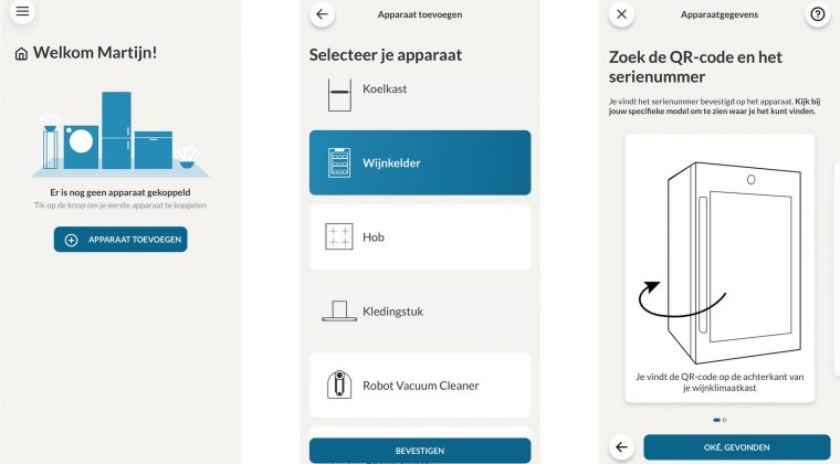 Haier wijnklimaatkast review – app