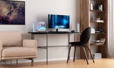 Harman Kardon Aura Studio 5 en SoundSticks 5