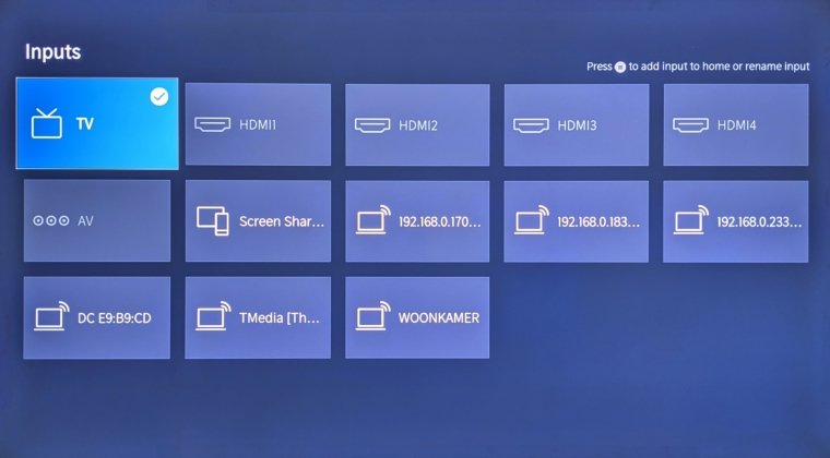 Hisense-65U8GQ-ingangen