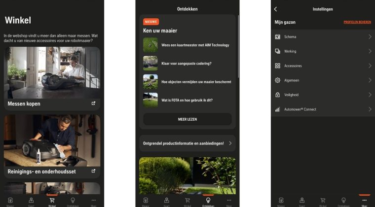 Husqvarna Automower 410XE app 3
