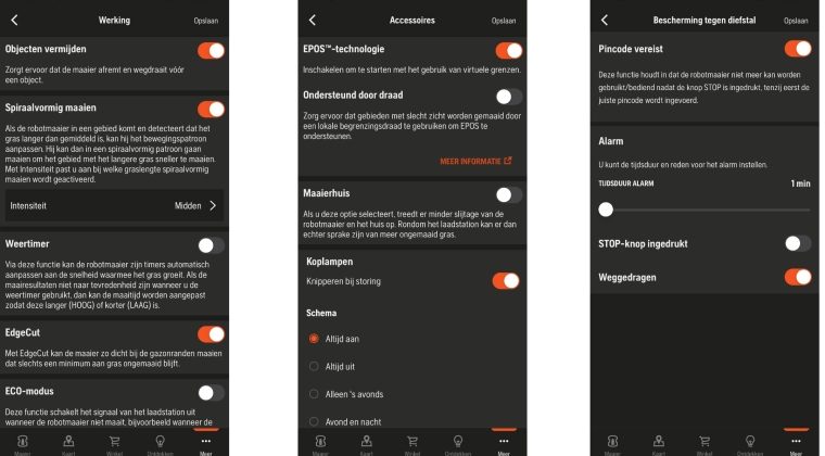 Husqvarna Automower 410XE app 4