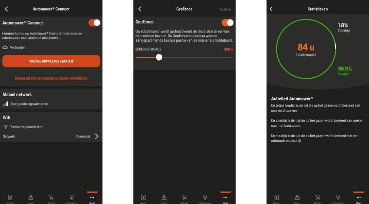 Husqvarna Automower 410XE app 5