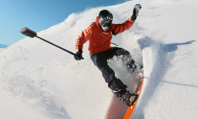 Insta360 X5 8K_Skiing