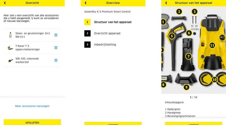 Karcher K5 Premium Smart review – app installatie 1