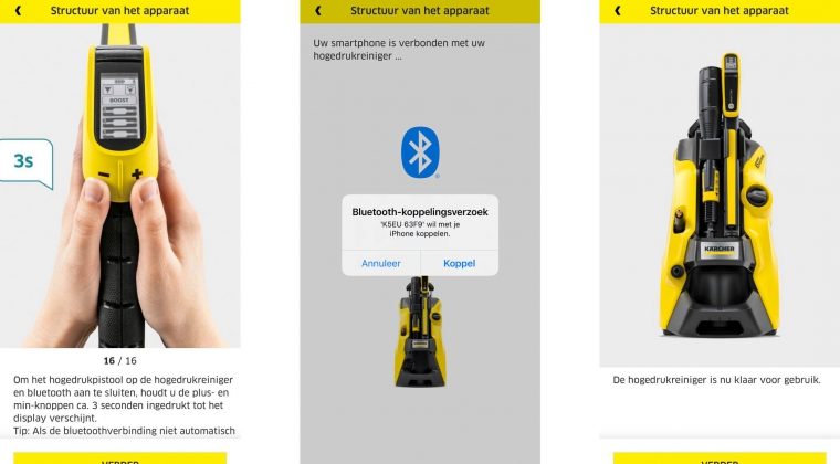 Karcher K5 Premium Smart review – app installatie 2