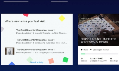Kickstarter iPad app