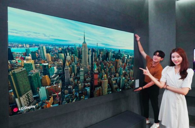 LG 97-inch oled tv