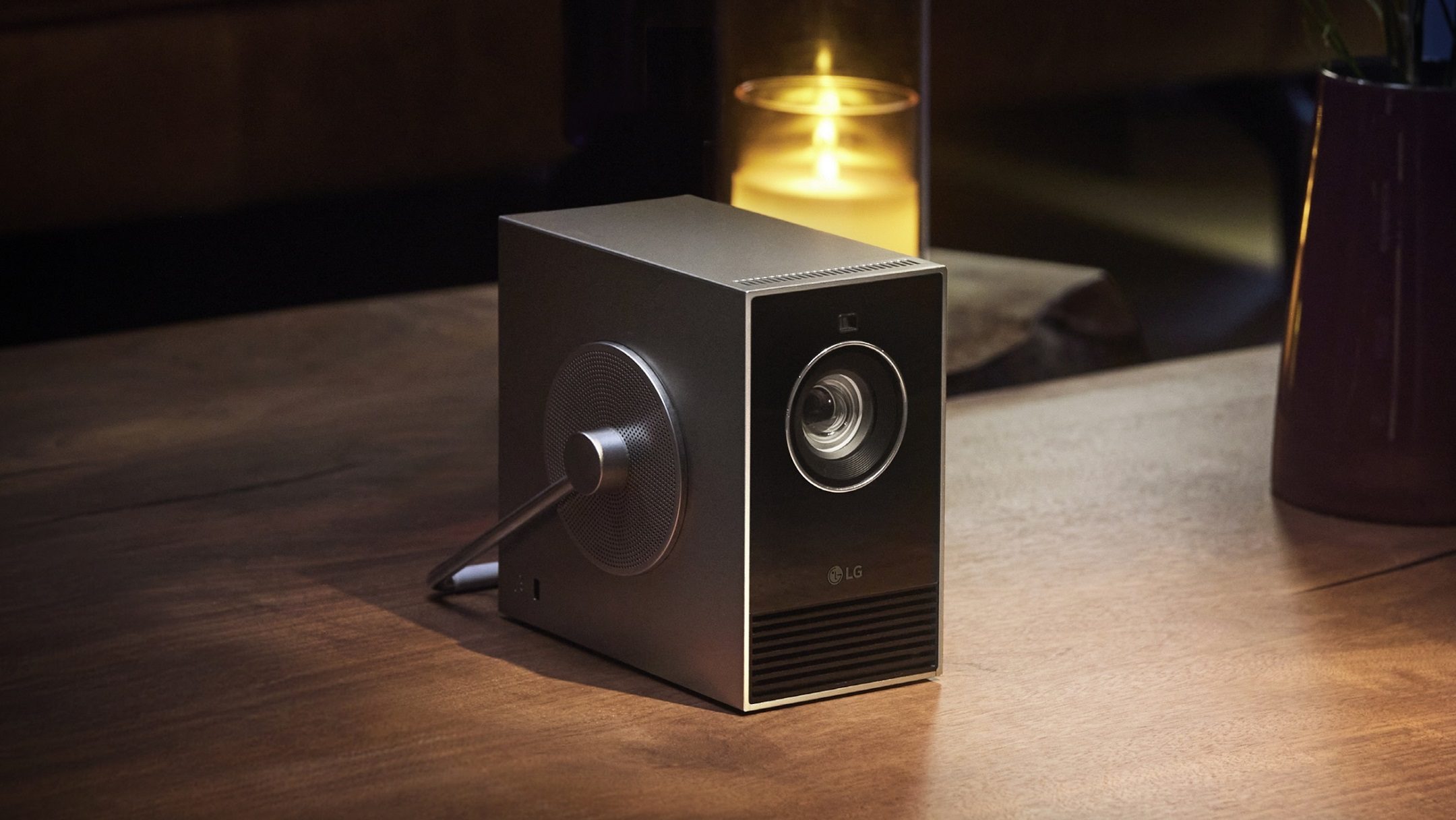 LG Unveils CineBeam Qube: A Portable 4K UHD Projector for Every Room