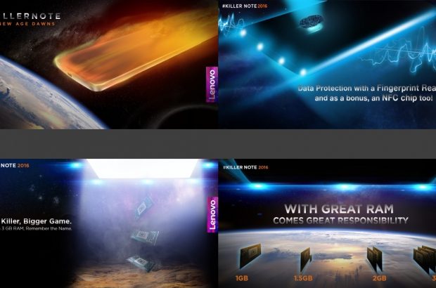 Lenovo K4 Note teasers