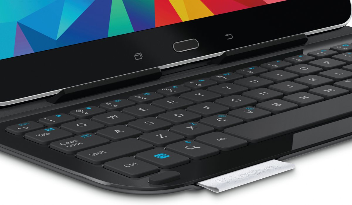 Logitech lanceert Ultrathin Keyboard Folio voor Galaxy Tab 4 (10.1) FWD