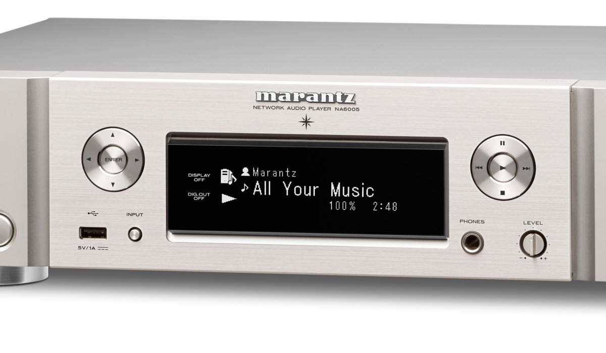 Marantz introduceert NA6005 netwerkaudiospeler met highres audio FWD