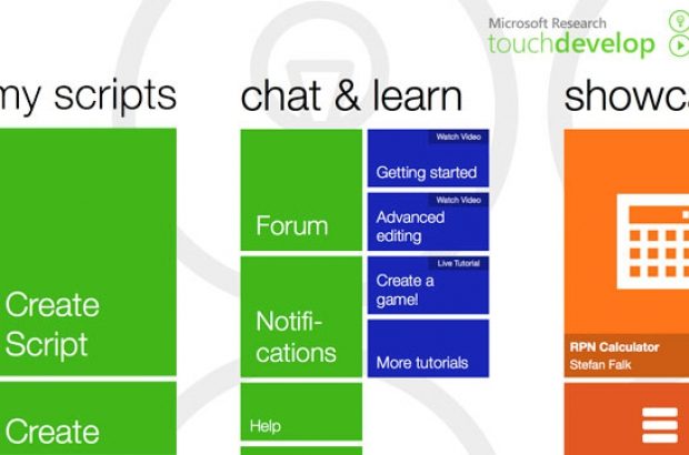 Microsoft-Touch-Develop-App