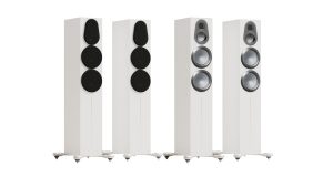Monitor Audio Gold 300 6G – wit met en zonder roosters