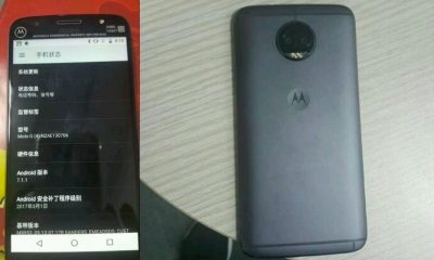 Moto G5S lek a