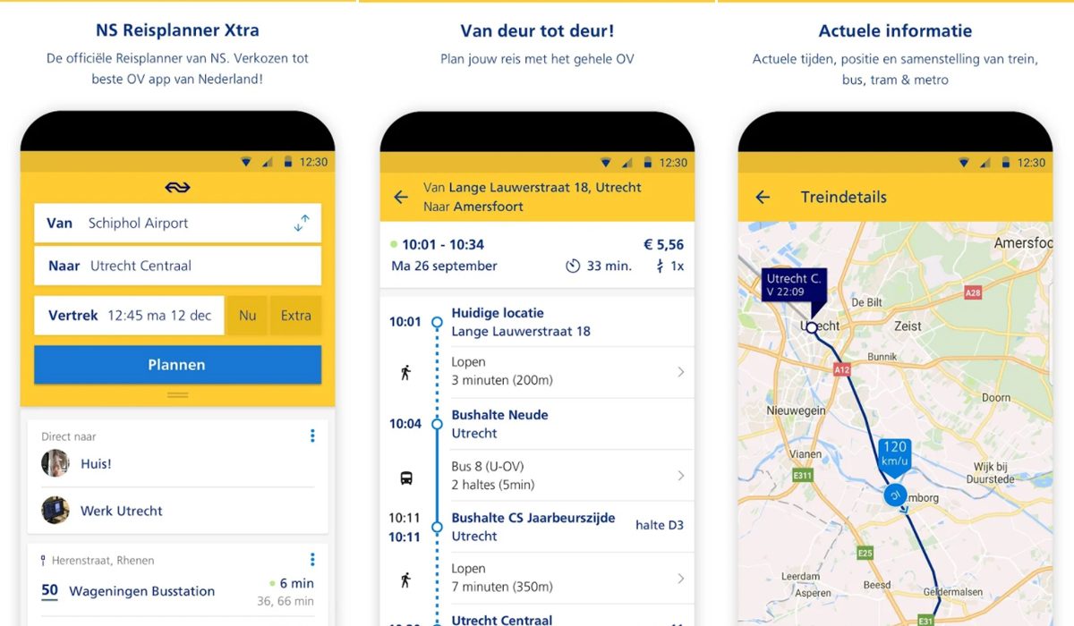 NS Reisplanner Xtra Voorzien Van Handige Functies | FWD