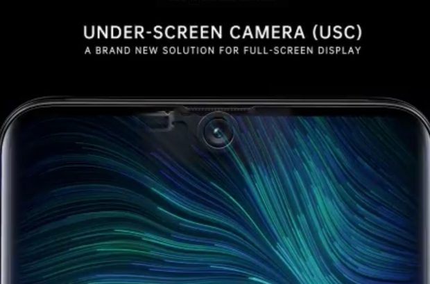 Oppo frontcamera onder scherm