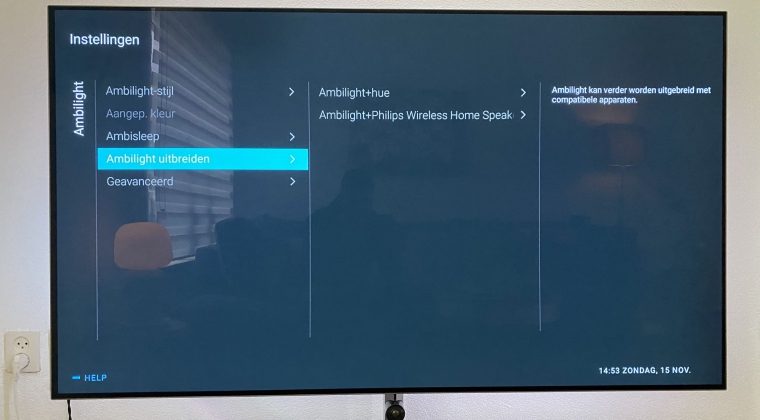 Philips TV speakers Ambilight 1