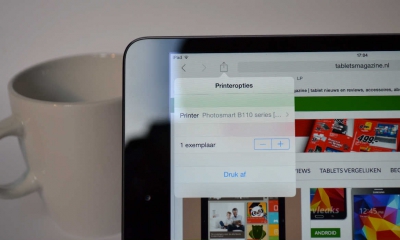 Printen en scannen met iPad