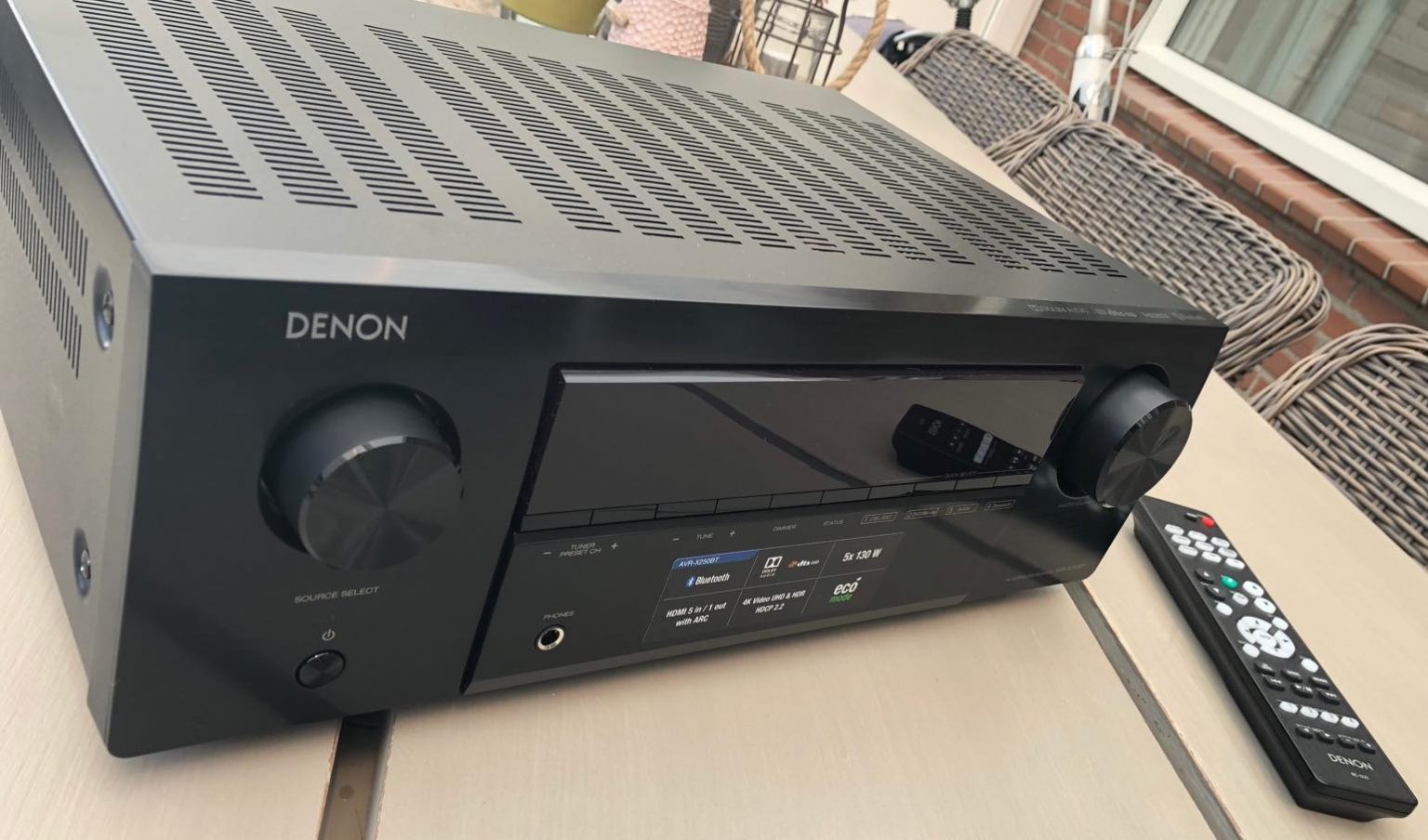 Denon avr x250bt как подключить блютуз