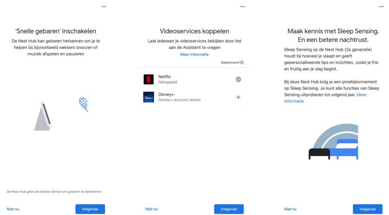Review Google Nest Hub 2021 – installatie 1
