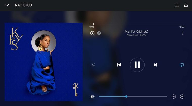 Review NAD C700 menu 2