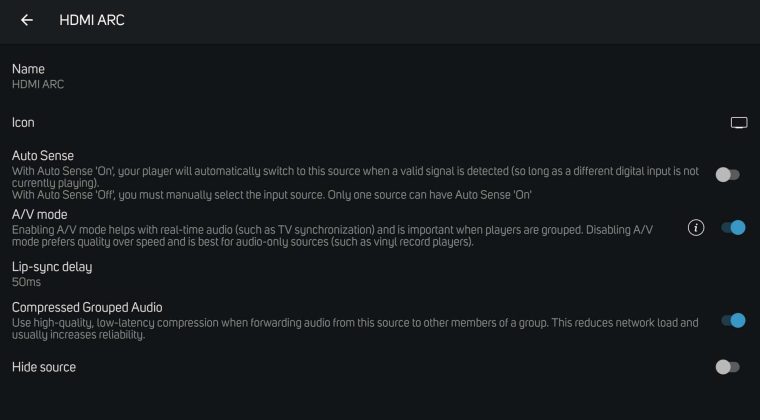 Review NAD C700 menu