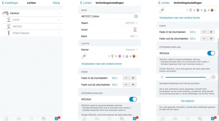 Review Wiz lampen setup lampen