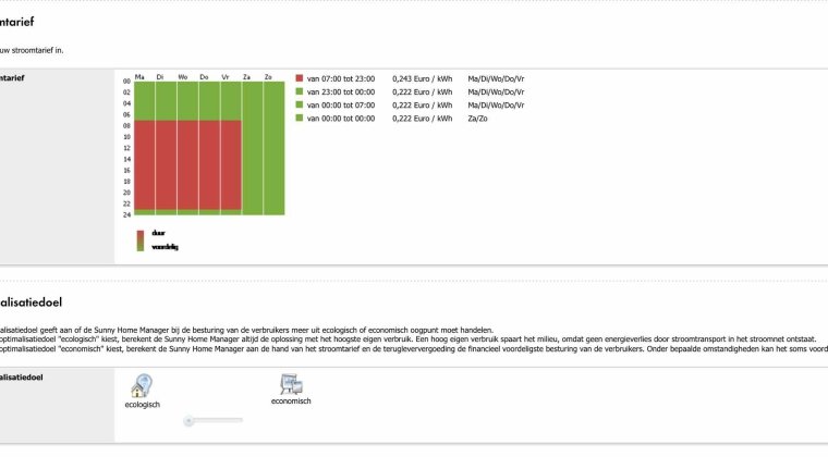 SMA energiemanagement