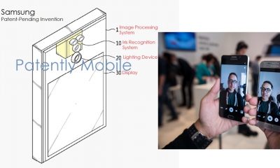 Samsung Galaxy Note 7 patent irisscanner