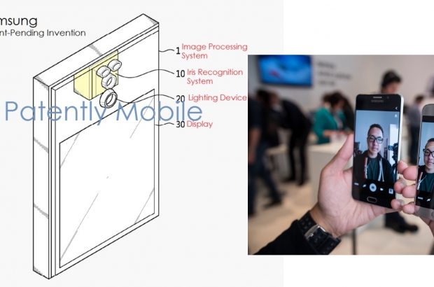 Samsung Galaxy Note 7 patent irisscanner
