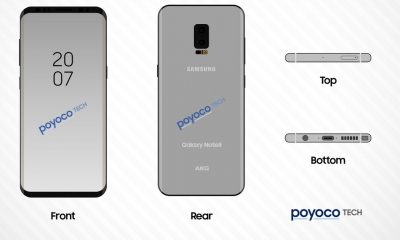 Samsung Galaxy Note 8 render