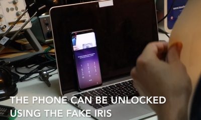 Samsung Galaxy S8 irisscanner hack
