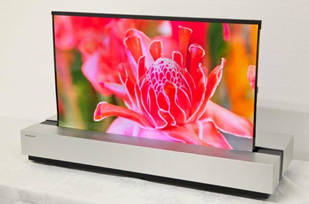 Sharp oprolbaar oled